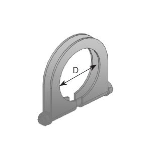 Elemente montaj esapament - Clema esapament (96mm-92mm, aluminiu) potrivit MERCEDES AXOR 2 OM926.913 dupa 2004