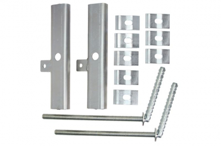 Suport, roata de rezerva - Suport montaj pentru doua roti, zinc galvanizat