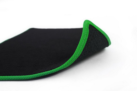 Covor podea camion potrivit DAF, 1 bucata (material - velur, culoare - verde) [1]