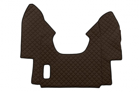 Covorase podea camion - Covor podea camion potrivit DAF tunel central ECO-LEATHER, 1 bucata (material - eco-piele, culoare - maro, transmisie automata) potrivit DAF 95 XF 1997-2012