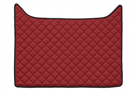 Covorase podea camion - Covor podea camion potrivit DAF tunel central ECO-LEATHER, 1 bucata (material - eco-piele, culoare - rosu, transmisie automata) potrivit DAF XF 105 dupa 2005