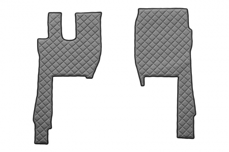 Covor podea camion potrivit FORD, ECO-LEATHER, set 3 buc. (material - eco-piele, culoare - gri) potrivit FORD F-MAX dupa 2018 [1]