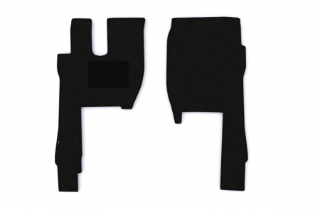 Covorase podea camion - Covor podea camion potrivit FORD, sofer + pasager, velur, 2 bucati (material - velur, culoare - negru) potrivit FORD F-MAX dupa 2018