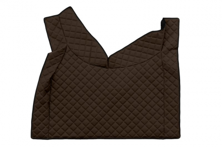 Covor podea camion potrivit VOLVO, ECO-LEATHER, set 3 buc. (material - eco-piele, culoare - maro, transmisie automata) potrivit VOLVO FH16 II dupa 2014 [2]