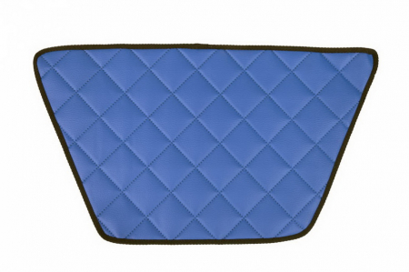 Covoras bord - Covoras bord albastru, ECO-piele, ECO-LEATHER potrivit DAF XF 105, XF 106 dupa 2005