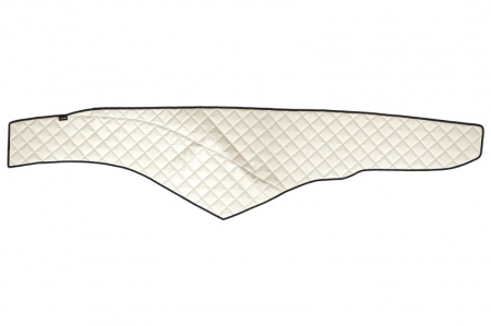 Covoras bord - Covoras bord (cabina lata 250 cm) bej, ECO-piele, ECO-LEATHER potrivit MERCEDES ACTROS MP4 / MP5 dupa 2011