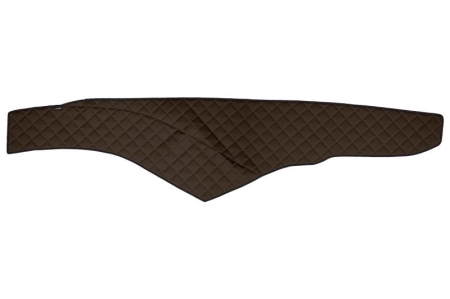 Covoras bord - Covoras bord (cabina lata 250 cm) maro, ECO-piele, ECO-LEATHER potrivit MERCEDES ACTROS MP4 / MP5 dupa 2011