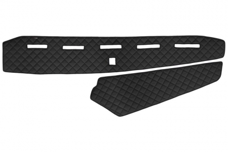 Covoras bord - Covoras bord (fara locas senzor) negru, ECO-piele, ECO-LEATHER potrivit VOLVO FH16 II dupa 2014