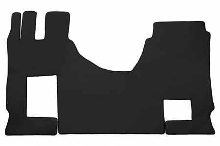 Covorase podea camion - Covorase podea camion set 3 buc (material - eco-leather, negru 250 cm) potrivit MERCEDES ACTROS MP4 / MP5 dupa 2011