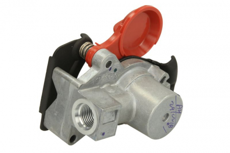 Cupla pneumatica (Dimensiune filet M16x1,5mm, culoare rosu, valva inclusa, aplicatie tractor) [1]