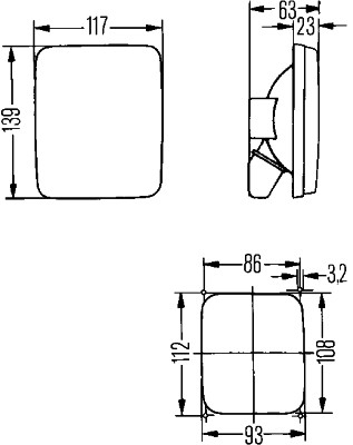 Electrice - Dispersor lampa spate NEOPLAN N407 dupa 1983