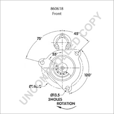 Electromotor (24V, 4kW) VOLVO FM 7 D7C250/D7C290 intre 1998-2001 [2]