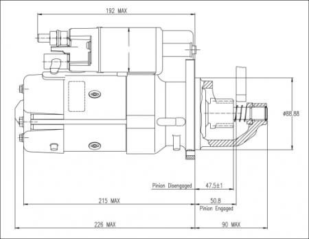 Electromotor (24V) CUMMINS; FIAT; IVECO [4]