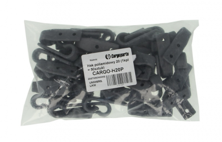 Set 50 bucati carlig ridicat cu siguranta 20mm din poliamida [1]