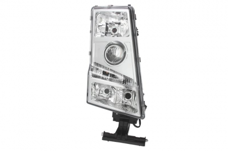 Faruri - Far dreapta 3*H7/D2S/PY21W/W5W, manual soclu patrat,cu invertor, fundal crom, culoare Semnalizator transparent VOLVO FH, FH 12, FH 16 dupa 2001