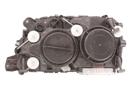 Faruri - Far dreapta D1S/H1/PY21W/W5W, manual, fundal: crom, culoare Semnalizator: transparent MERCEDES ACTROS MP2 / MP3 dupa 2008