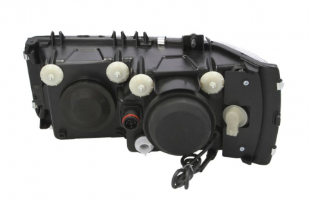 Far dreapta D2S/H1/PY21W/W5W, electric, fara invertor, fundal: crom, culoare Semnalizator: alba DAF CF 65, CF 75, CF 85, XF 105, XF 95 dupa 2001 [1]