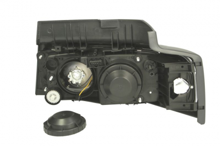 Far dreapta H1/P21W/W5W, manual cu semnalizator si rama fundal argintiu, culoare Semnalizator portocaliu RVI MIDLUM dupa 2000 [1]