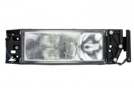 Faruri - Far dreapta H3/H4/T4W, electric, fundal argintiu IVECO EUROSTAR, EUROTECH MP, EUROTECH MT dupa 1992