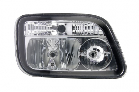 Faruri - Far stanga H1/H7, electric, fundal crom MERCEDES ACTROS MP2 / MP3 dupa 2002