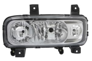 Faruri - Far stanga (H1/H7/W5W, electric, cu motor, cu lampa ceata) potrivit MERCEDES ATEGO 2, ATEGO 3 dupa 2004