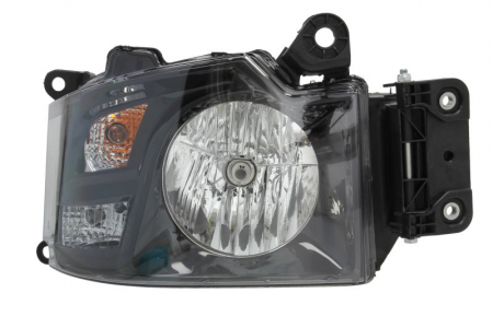 Faruri - Far stanga H4/P21W/PY21W/W5W, electric cu DRL, fundal negru, culoare Semnalizator alba RVI K dupa 2013