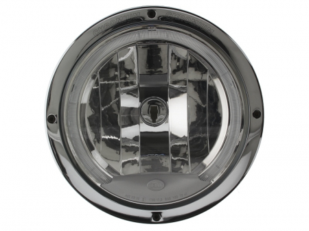 Faruri - Far universal (H1, 12/24V, latime 224,4mm, inaltime 232,5mm, diametru 224,4mm, gri , metal, cromat)