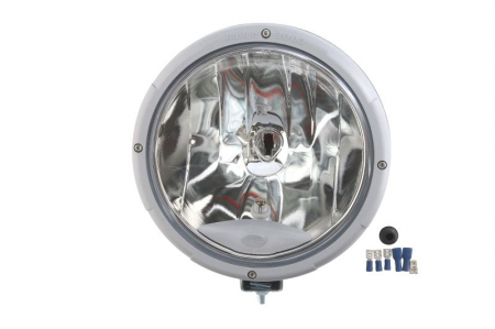 Faruri - Far universal (H1/W5W, 12/24V, latime 222mm, inaltime 242mm, diametru 222mm, gri , negru)