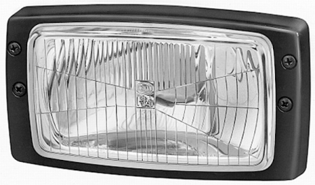 Faruri - Far universal (H4/T4W, 12/24V, latime 182mm, inaltime 102mm, transparent)
