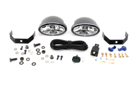 Faruri - Far universal (H7, 12V, latime 117,4mm, inaltime 72,9mm, gri , plastic, negru)