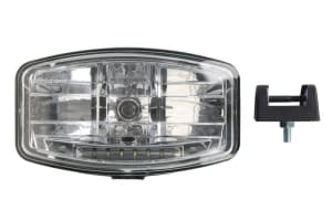 Faruri - Far universal stanga/dreapta (H7/LED, 24V,  245mm,  147mm, transparent, plastic, negru)
