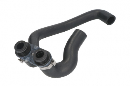 Sistem racire - Furtun cauciuc sistem racire (la incalzitor, splitter, 20mm/21mm, lungime: 460mm/175mm) potrivit MERCEDES ATEGO, ATEGO 2, LK/LN2 OM366.999-OM906.939 01.84-