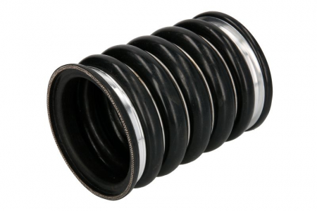 Sistem racire - Furtun intercooler (Partea evacuarii, 83mmx148mm, negru) potrivit VOLVO B12, FH12, FH16, FL12, FM10, FM12, FM7, FM9, NH12 D10A320-DH12E460 08.93-