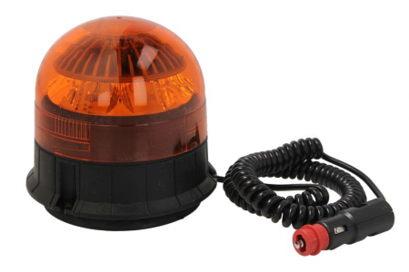 Lampa - Girofar (portocaliu, 10/30V, LED, fixare magnetica, nr programe 1, flash dublu; cu cablu si priza alimentare bricheta)