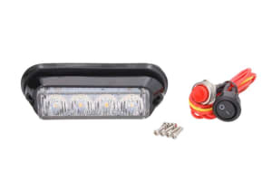 Lampa - Girofar (portocaliu, 12/24V, LED, fixare orizontala, nr programe 11, pentru montare verticala)
