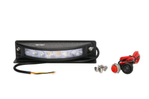 Lampa - Girofar (portocaliu, 12/24V, LED, fixare orizontala, pentru montare verticala)