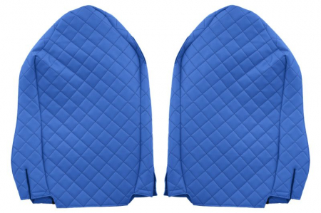 Huse scaun camion Elegance (albastru, material eco-piele / velur, serie ELEGANCE) potrivit MERCEDES Actros [1]
