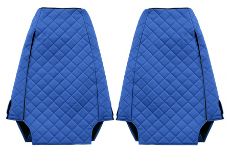 Huse scaun camion Elegance (albastru, material eco-piele / velur, serie ELEGANCE) potrivit RENAULT PREMIUM [1]