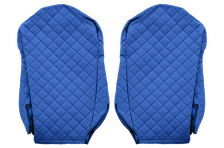 Huse scaun camion Elegance (albastru, material eco-piele / velur, serie ELEGANCE, scaune standard) potrivit MERCEDES ACTROS MP4 [1]