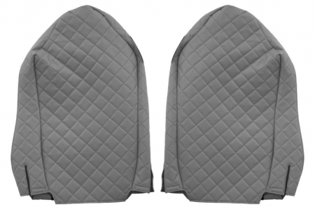 Huse scaun camion Elegance (gri, material eco-piele / velur, serie ELEGANCE) potrivit MERCEDES [1]