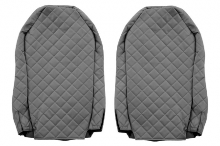 Huse scaun camion Elegance (gri, material eco-piele / velur, serie ELEGANCE) potrivit MERCEDES [1]
