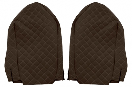 Huse scaun camion Elegance (maro, material eco-piele / velur, serie ELEGANCE) potrivit MERCEDES [1]
