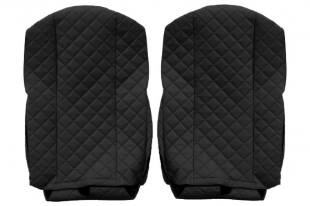 Huse scaun camion Elegance (negru, material eco-piele / velur, serie ELEGANCE) potrivit FORD F-MAX [1]