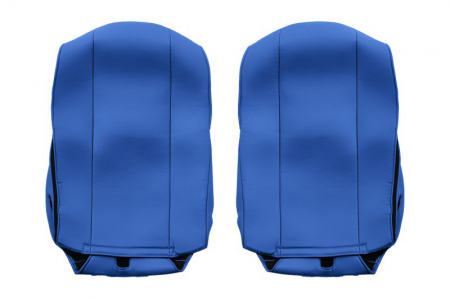 Huse scaun camion ELEGANCE S (blue, material eco-leather / velur) potrivit FORD F-MAX dupa 2018 [1]