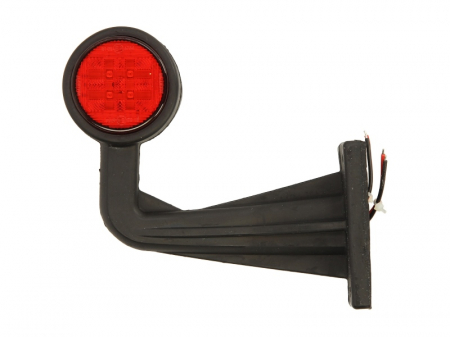 Electrice - Lampa gabarit LED alb/rosu, curbat