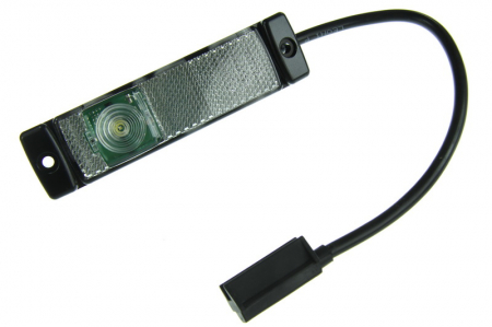 Electrice - Lampa gabarit stanga/dreapta, alb, LED, inaltime 32 latime 130, lungime cablu 300, 24V