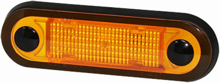 Piese Camioane - Lampa gabarit stanga/dreapta, galben, LED, inaltime 25,9 latime 79 lungime cablu 500, 12/24V