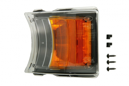 Piese Camioane - Lampa Semnalizator fata stanga/dreapta culoare sticla: portocaliu, H21W,, cu Lumini zi SCANIA P,G,R,T dupa 2003