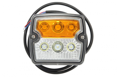 Electrice - Lampa Semnalizator fata stanga/dreapta culoare sticla: portocaliu/transparent, LED, cu Lumini pozitie