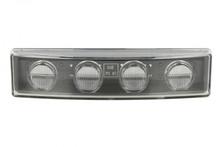 Piese Camioane - Lumini marcaj spate stanga/dreapta portocaliu, LED, 12/24V pe acoperis; cu suport SCANIA 4, P,G,R,T dupa 1995